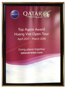 Top Agent Award Hoang Viet Open Tour