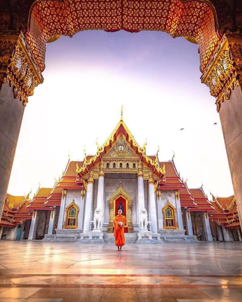đi chùa ở bangkok 
