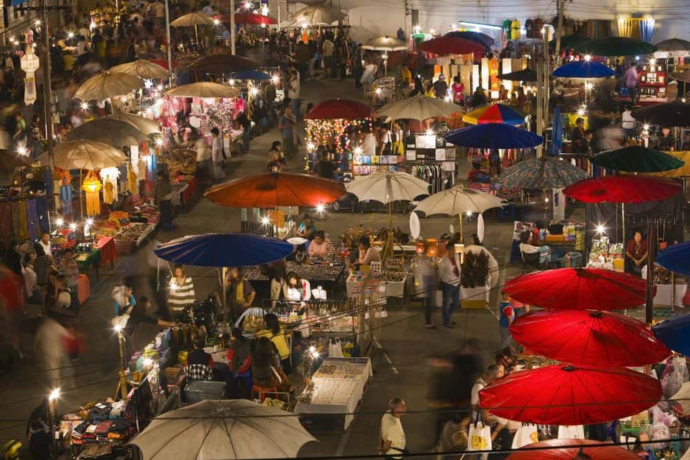 Chợ đêm Night Bazaar Chiang Mai ở đâu