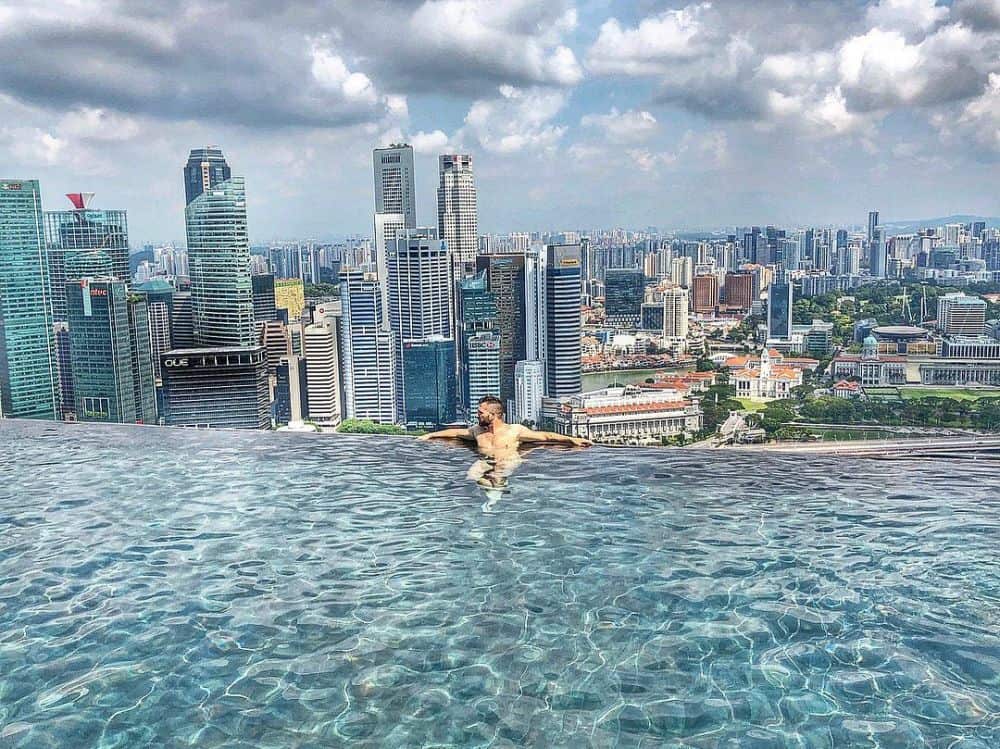 bể bơi vô cực ở singapore