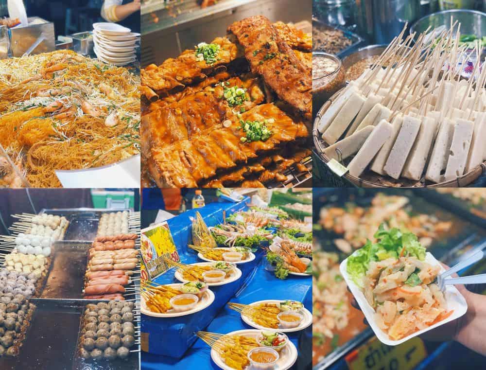 Ăn gì ở chợ đêm Night Bazaar Chiang Mai