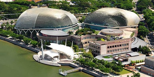 nhà hát hình trái sầu riêng tại singapore