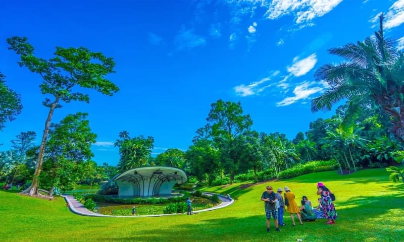 vườn bách thảo tại singapore
