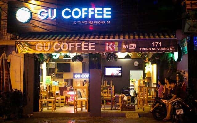 Không gian quán Gu Cafe