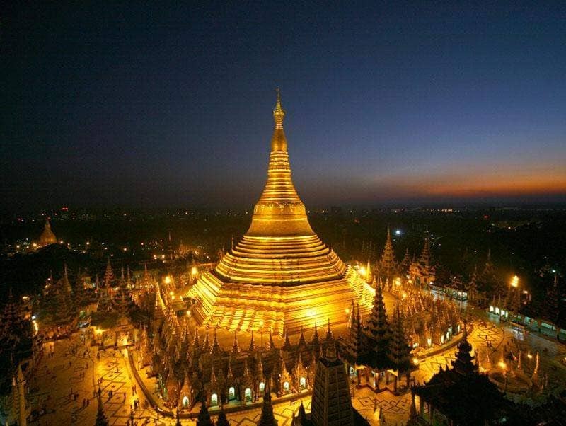 chùa vàng shwedagon