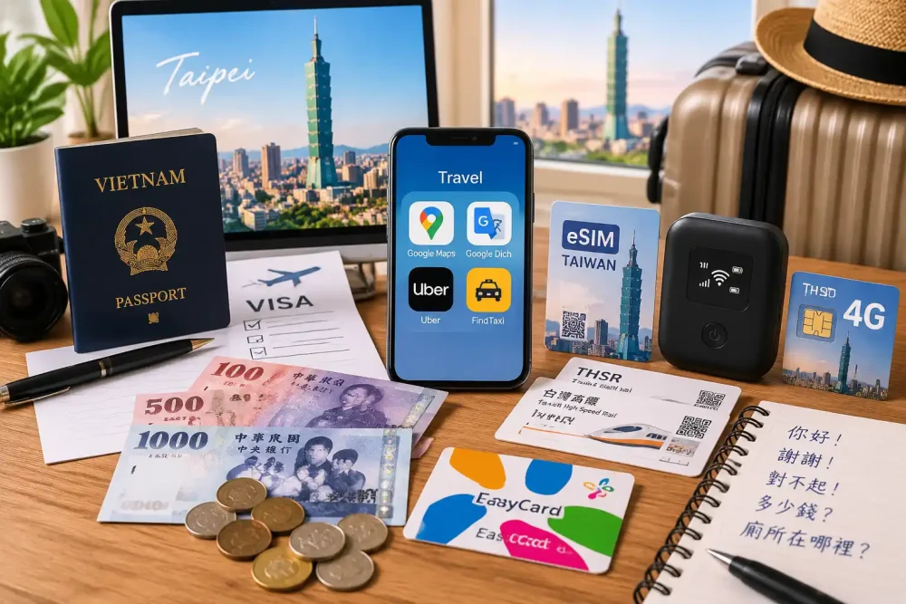kinh nghiệm du lịch đài bắc tự túc