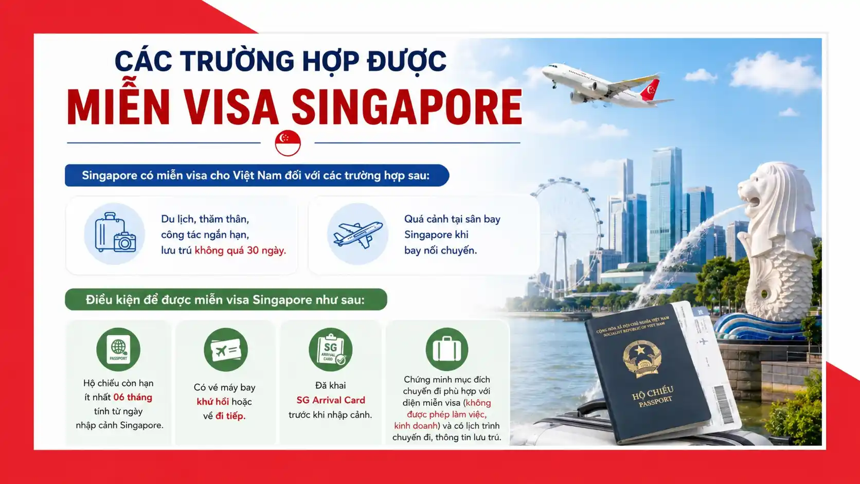 đi singapore cần chuẩn bị gì