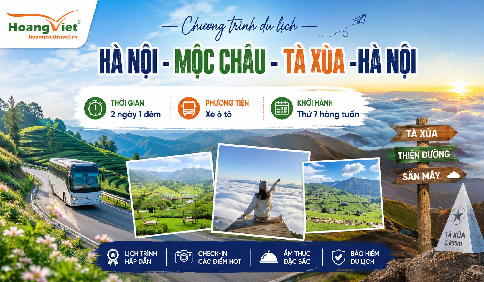 Chương Trình Du Lịch Khám Phá Mộc Châu – Tà Xùa