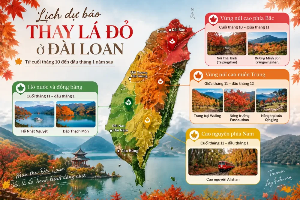 đài loan mùa thu