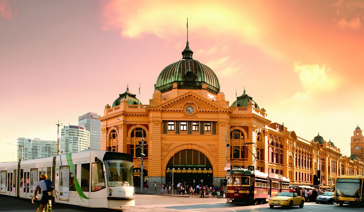 Ga trung tâm Flinders Station