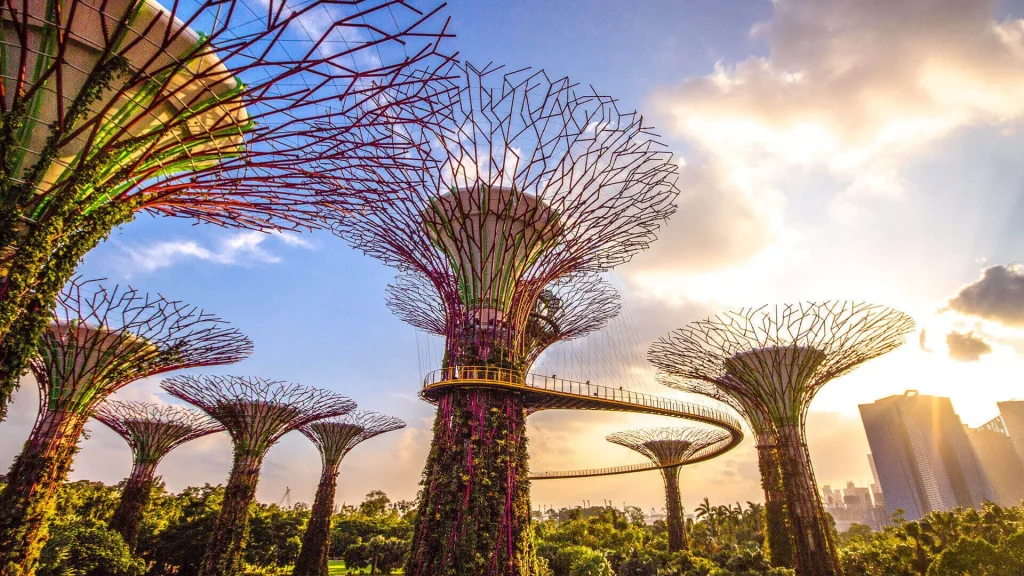 Tour Du Lịch Singapore Malaysia Từ Hà Nội tham quan Bay South Gardensby the Bay